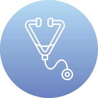 Stethoskop-Vektor-Symbol vektor