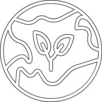 Öko Erde Vektor Symbol