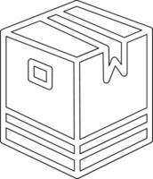 Paket Box Vektor Symbol