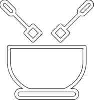 Fondue Vektor Symbol