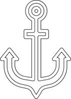 Schiff Anker Vektor Symbol