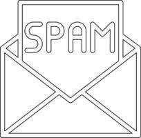 Spam Email Vektor Symbol