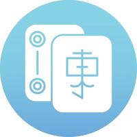 mahjong vektor ikon