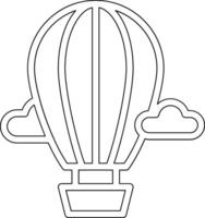 Luft Ballon Vektor Symbol