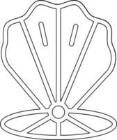 Auster-Vektor-Symbol vektor