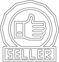 Bestseller-Vektor-Symbol vektor