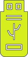 Blitz Platte Vektor Symbol