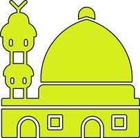 Moschee-Vektor-Symbol vektor