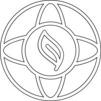 Öko Planet Vektor Symbol