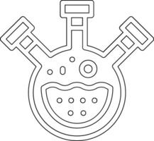 drei Hals Flasche Vektor Symbol