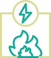 Feuer Energie Vektor Symbol