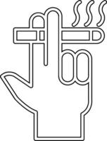 Rauchen-Vektor-Symbol vektor