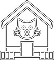 Haustier Haus Vektor Symbol