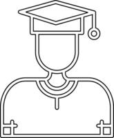 Student-Vektor-Symbol vektor