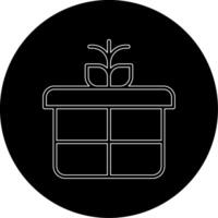 Geschenkbox-Vektorsymbol vektor