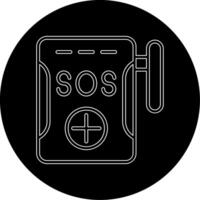 SOS-Vektorsymbol vektor