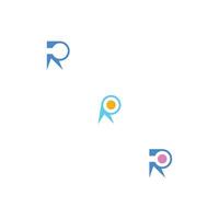 r oder rr Logo und Symbol Design vektor