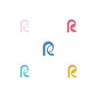 r oder rr Logo und Symbol Design vektor