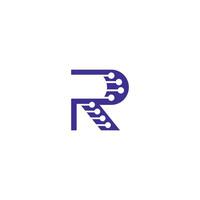 r oder rr Logo und Symbol Design vektor