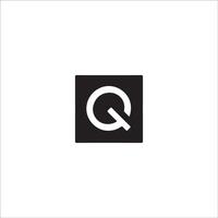 Initiale Brief qg Logo oder gq Logo Vektor Design Vorlage