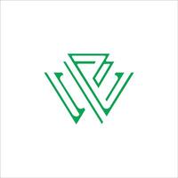 Initiale Brief wp oder pw Logo Vektor Design Vorlage