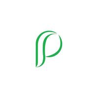 Initiale Brief pp Logo oder p Logo Vektor Design Vorlage