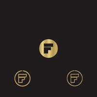 Alphabet Initialen Logo für, von, f und Ö vektor