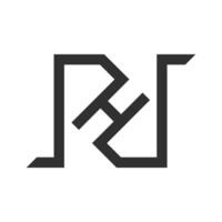 Initiale nh Brief Logo Vektor Vorlage Design. kreativ abstrakt Brief hn Logo Design. verknüpft Brief hn Logo Design.