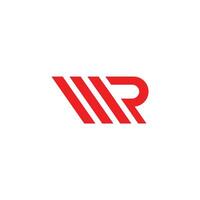 Initiale Brief Herr Logo oder rm Logo Vektor Design Vorlage