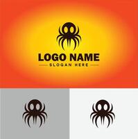 Spinne Logo Vektor Kunst Symbol Grafik zum Unternehmen Marke Geschäft Symbol Spinne Logo Vorlage