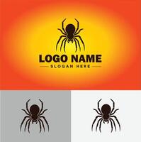 Spinne Logo Vektor Kunst Symbol Grafik zum Unternehmen Marke Geschäft Symbol Spinne Logo Vorlage