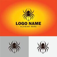 Spinne Logo Vektor Kunst Symbol Grafik zum Unternehmen Marke Geschäft Symbol Spinne Logo Vorlage