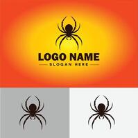 Spinne Logo Vektor Kunst Symbol Grafik zum Unternehmen Marke Geschäft Symbol Spinne Logo Vorlage