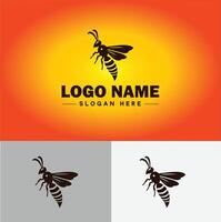 Wespe Logo Vektor Kunst Symbol Grafik zum Unternehmen Marke Geschäft Symbol Wespe Logo Vorlage