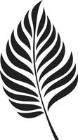 leafyluxe elegant ikonografi palmviskning subtil blad vektor