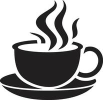 Javagraffix dynamisch Vektor Kaffee Tasse Logo Aromaaura Präzision vektorisiert Kaffee Tasse Symbol