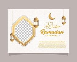 elegant Ramadan kareem Hintergrund, zum Poster, Rahmen Konzept, Flyer, Poster. Vektor Illustration