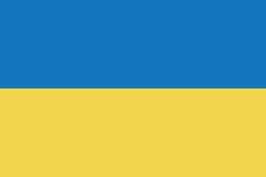 Ukraine Flagge National Emblem Grafik Element Illustration vektor