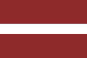 Lettland Flagge National Emblem Grafik Element Illustration vektor