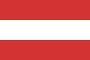 Österreich Flagge National Emblem Grafik Element Illustration vektor