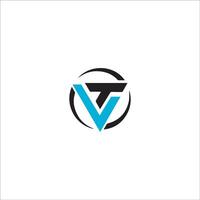 Initiale Brief lt Logo oder tl Logo Vektor Design Vorlage