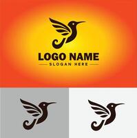 Kolibri Logo Vektor Kunst Symbol Grafik zum Unternehmen Marke Geschäft Symbol Kolibri Logo Vorlage