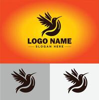 Kolibri Logo Vektor Kunst Symbol Grafik zum Unternehmen Marke Geschäft Symbol Kolibri Logo Vorlage