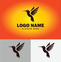 Kolibri Logo Vektor Kunst Symbol Grafik zum Unternehmen Marke Geschäft Symbol Kolibri Logo Vorlage