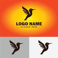 Kolibri Logo Vektor Kunst Symbol Grafik zum Unternehmen Marke Geschäft Symbol Kolibri Logo Vorlage