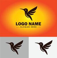 Kolibri Logo Vektor Kunst Symbol Grafik zum Unternehmen Marke Geschäft Symbol Kolibri Logo Vorlage