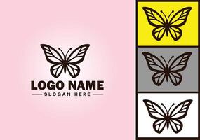 Schmetterling Logo Vektor Kunst Symbol Grafik zum Unternehmen Marke Symbol Schmetterling Logo Vorlage