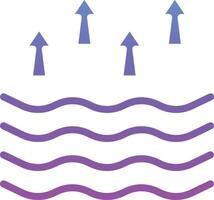 Vektorsymbol für Flut vektor