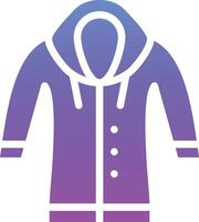 Mann Regenjacke Vektor Symbol