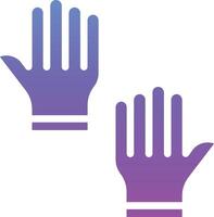 rengöring handskar vektor ikon